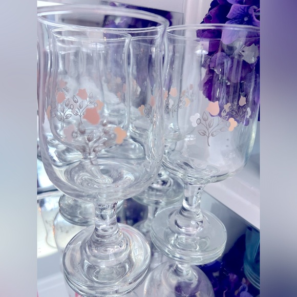 Set of 4 Pfaltzgraff Remembrance Goblets - Picture 2 of 9